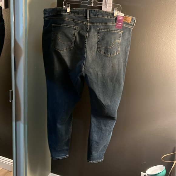 Plus size, Signature Levi Strauss mid rise skinny jeans - Picture 7 of 10